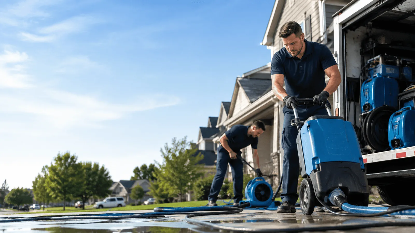 Dehumidification being performed in Lake City, AR